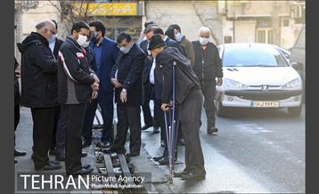 بازدید شهردار منطقه هشت از پروزه های کوچک مقیاس محله مجیدیه 2