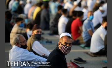 اقامه نماز عید فطر افغانستانی های اهل تسنن مقیم تهران 19