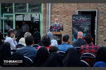 مراسم رونمایی از یادبود خبرنگاران شهید غزه در خانه روزنامه‌نگاران شهر 9