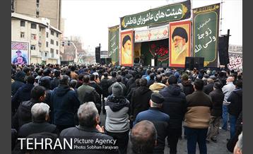 تجمع عزاداران فاطمی در میدان هفت تیر 13