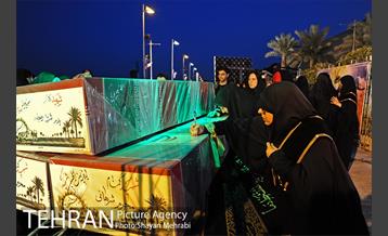 مراسم وداع با 150 شهید دوران دفاع مقدس 5