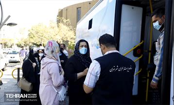 اتوبوس سیار واکسیناسیون منطقه 16