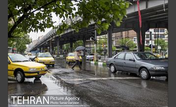 باران بهاری در تهران 8