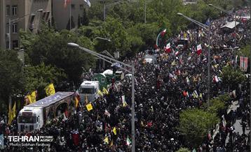 تشییع شهدای اقتدار ملی در تهران 5