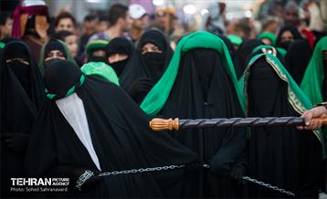 کاروان نمادین اسرای کربلا در مسیر طویریج  28