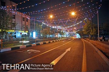 تونل نوری از میدان ونک تا بلوار میرداماد 8