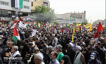 تشییع پیکر شهید اسماعیل هنیه در تهران - 2 21