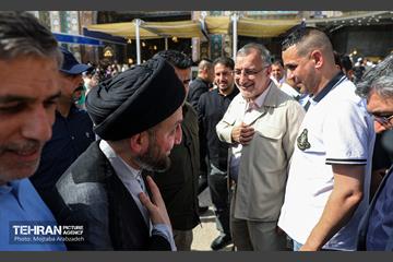 حضور شهردار تهران در کربلای معلی در روز عرفه