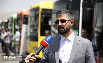 بازدید اصحاب رسانه از منطقه ۵ شرکت واحد اتوبوسرانی 5