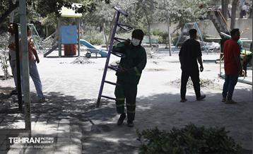 بوستان ایثار در منطقه ۲۰ به چرخه خدمت بازگشت 10