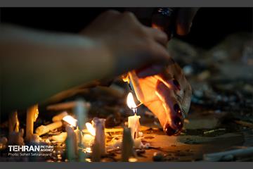 شام غریبان حسینی در عزادارخانه مکتب تشییع
