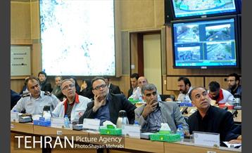 دومین جلسه شورای هماهنگی مدیریت بحران شهر تهران 9