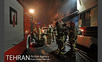 آتش سوزی در ساختمان برق حرارتی 55