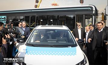 مراسم رونمایی از نخستین بسته حمل و نقل عمومی برقی تهران 1