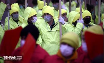 مانور برف روبی در منطقه ۳ تهران 4