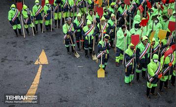 مانور برف روبی شهرداری منطقه 6 29