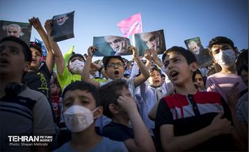 اجتماع بزرگ نوجوانان غرب تهران در پویش سلام فرمانده 14