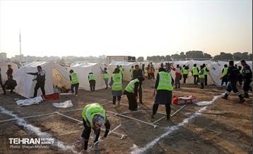 مانور تمرین اسکان اضطراری کلانشهر تهران 48