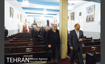 دیدار شهردار تهران با خانواده شهدا و جانبازان ارامنه در کلیسای ارامنه وارطان مقدس 7