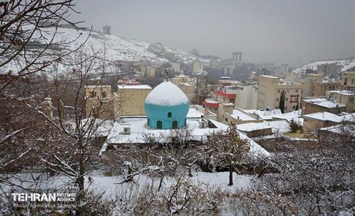 درکه پس از بارش برف  12