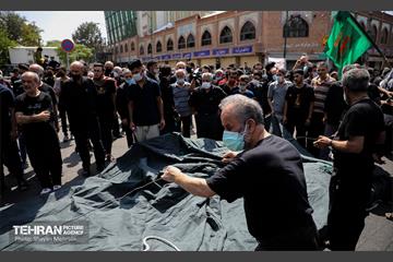 خیمه سوزان ظهر عاشورا در چهار راه گلوبندک  3