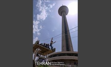 افتتاح زیپ لاین و پل معلق برج میلاد 22