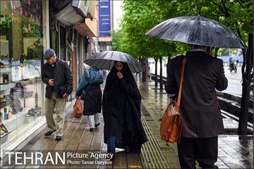 باران بهاری در تهران 3