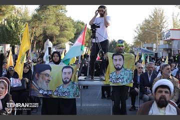 دومین سالگرد شهادت شهید آرمان علی وردی با شعار «آرمان روح‌الله آغاز نصرالله» 14