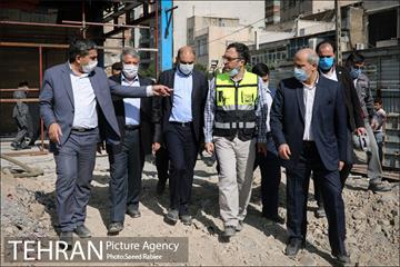 بازدید محسن هاشمی از خط 10 مترو 22