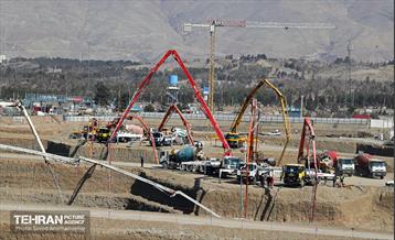 بتن‌ریزی در ابرپروژه ۸۰۰۰ واحدی مسکن آتش‌نشانان تهران 27