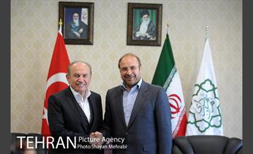 دیدار دکتر قالیباف با دکتر کادیرتوپباش شهردار استانبل 13