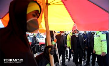 مانور برف روبی منطقه 19 شهرداری تهران 47