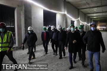 بازدید مهندس امام از پروژه پایانه زیرزمینی خط 4 مترو تهران 2