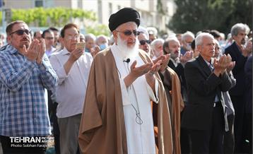 اقامه نماز عید فطر در محله بهرود 9