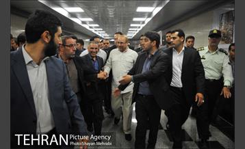 افتتاح خط ۷ مترو تهران با حضور دکتر قالیباف 41