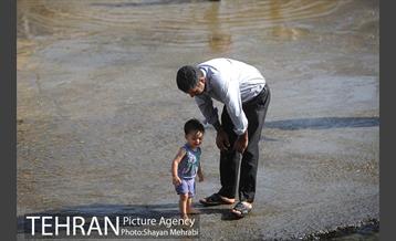 تابستان گرم  در چشمه علی 15