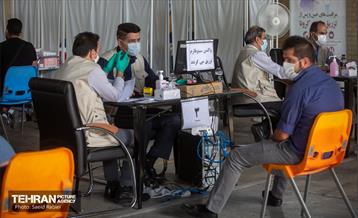 واکسیناسیون رانندگان شرکت واحد اتوبوسرانی 12