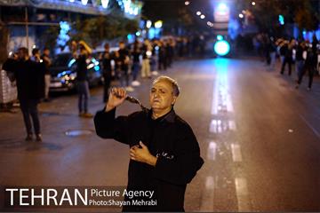 شور حسینی در خیابان گرگان 12