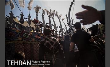 تجمع دسته های عزاداری روزعاشورا در چیذر‎ 1