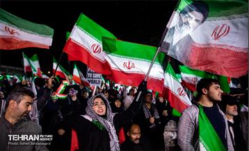 اجتماع تهرانی‌ها در حمایت از رهبری و نیروهای مسلح