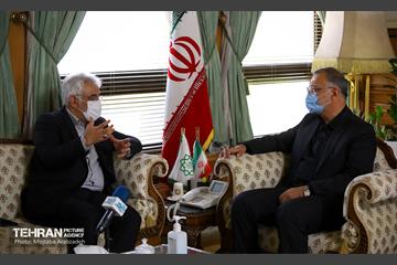 دیدار شهردار تهران با رئیس دانشگاه آزاد اسلامی 9
