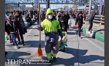 خدمات شهرداری تهران در راهپیمایی ۲۲ بهمن -2 10