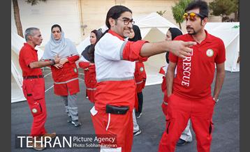 مانور زلزله امن و اسکان اضطراری منطقه 5 17