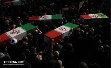 مراسم تشییع پیکرهای ۱۰۰ شهید گمنام 30