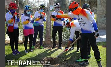 آیین درختکاری دوچرخه سواران تهران 20