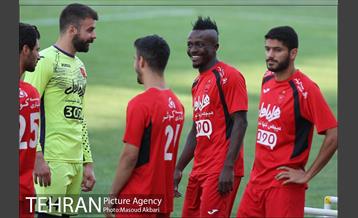 تمرین تیم فوتبال پرسپولیس 4