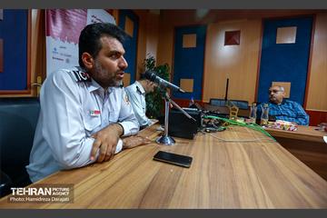 قدرت الله محمدی رییس سارمان اتش نشانی شهر تهران