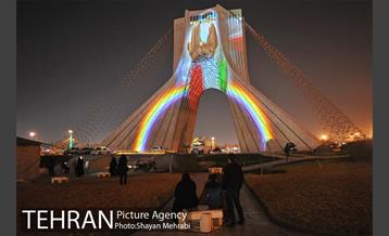 نورپردازی برج آزادی 2