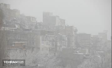 بارش برف زمستانی در تهران 1