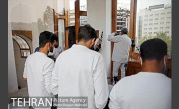 نقاره زنی میلاد امام رضا (ع) در میدان مشق 13